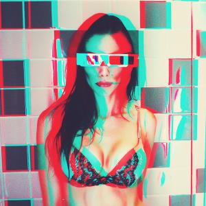 Megan Davis For Full Effect Use 3D Glasses