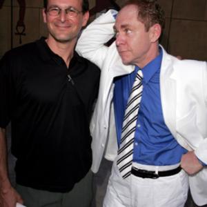 Jeff Sackman and Teller at event of The Aristocrats 2005