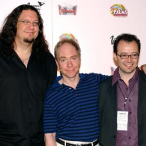 Penn Jillette Teller and Eric Mead at event of The Aristocrats 2005