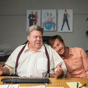 Still of George Wendt and Ted Cannon in Wake Up America! 2015
