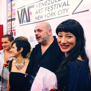 Eugenia Tempesta at the premiere of O.K. at the Venezuelan Art Festival in NYC