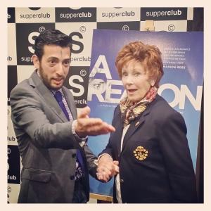 With Marion Ross at the premier of 