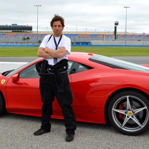 driving Ferrari's 458, at Daytona International Speedway