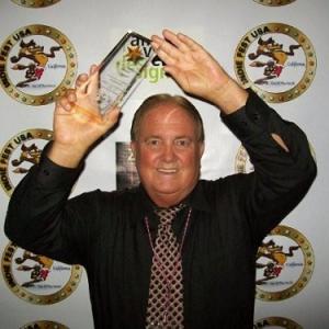 Producer and CoDirector Don Burnett Accepting IndieFest USA International Film Festival Award For Its In The Genes