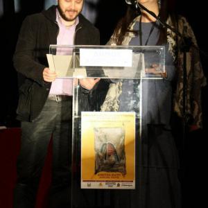 Aristarchos Papadaniel & Sophia Mandouvalou receiving the 
