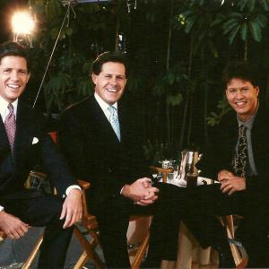 Butch Mccain, Ben McCain and Rick Dees after interview for Good Morning Oklahoma.