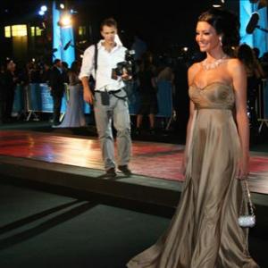 Arwa Gouda on the Red Carpet of the Doha Tribeca Film Festival DTFF