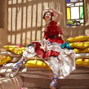 Arwa Gouda in a Frida Inspired photoshoot in Fayoum EgyptStyled by Kegham Djeghalian