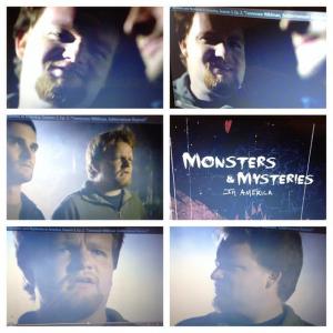 Production stills of Jesse Robinson in Monsters and Mysteries in America as Randy Sparks on Destination America Channel JAN 2015