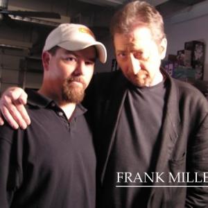 Douglas Brian Miller on location with Frank Miller