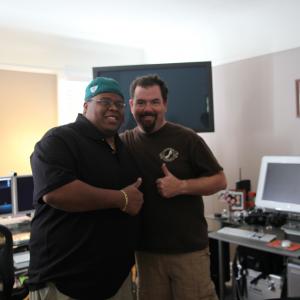 Douglas Brian Miller with music producer Eric Babers