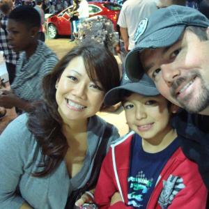 Douglas Brian Miller with his wife Tia Trang-Miller and son Dean Miller