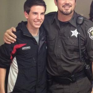 Filming with Dean Cain in Holiday Miracle