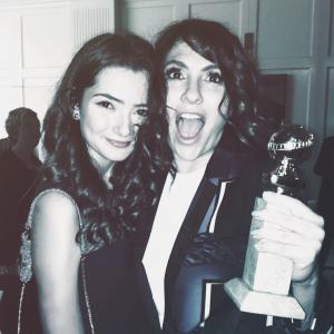 Emily Robinson and Jill Soloway- Golden Globes/Transparent party 2015