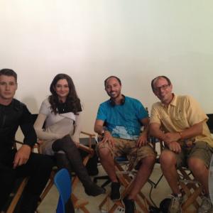 The Stowaway: Brendan Fehr, Emily Robinson, Rpin Suwannath (Director), David Higgins (Producer)
