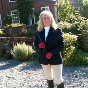 Kathy Krantz Stewart at BOXTED HALL - 700 year old mansion - I play Emily - 
