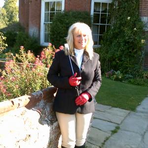 Kathy Krantz Stewart at BOXTED HALL - 700 year old mansion - I play Emily - 