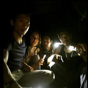still of Katie Savoy, Chris Dinh, Tim Chiou, and Chris Riedell in Crush the Skull