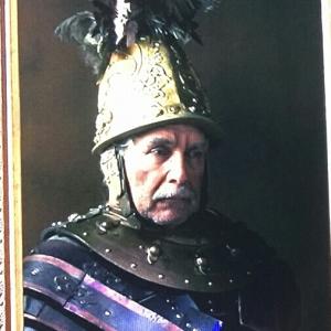As Rembrandts Man with the Golden Helmet for a Pura Dor commercial
