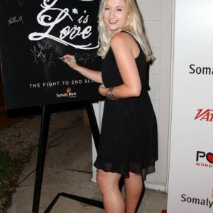 Actress Laura Linda Bradley attends a Life Is Love gala benefitting The Somaly Mam Foundation on September 22 2012 in Los Angeles