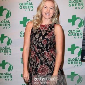 Actress Laura Linda Bradley arrives at Global Green USA launch of Sebastian Copelands Arctica The Vanishing North at Four Seasons Hotel Los Angeles at Beverly Hills on October 29 2015 in Los Angeles California