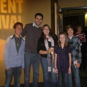So Cal Film Festival for Fort Brother 2009 Brennen Taylor Kevin Wagoner Ashley Rios Madeline Gray and Zachary Gray