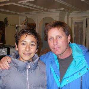 On Set of Numb3rs with Director Emilio Estevez and Brennen Taylor