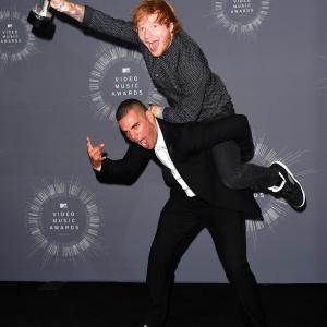 Ed Sheeran and Emil Nava at event of 2014 MTV Video Music Awards (2014)
