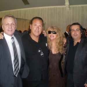 Kim Richards with famed guitarist Mike Pinera (Blues Image, Iron Butterfly and Alice Cooper), Valerie Pinera and Exec Asst to CEO, Danny Ramos