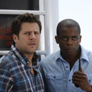 Still of James Roday and Shawn Spencer in Aiskiaregys Ferry Tale 2010