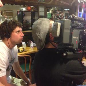 Bret Miller (Director) and Pat Dowdle (DP) on the set of 