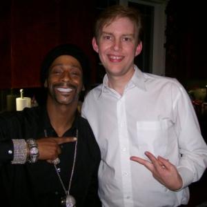 Wrap party photo with Katt Williams for The Obama Effect
