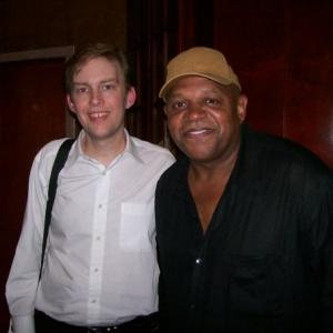 Wrap party photo with director Charles Dutton for The Obama Effect