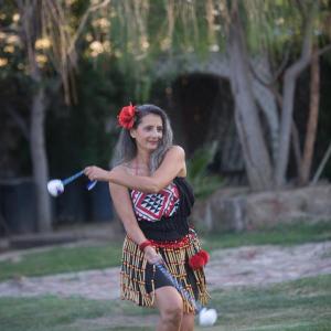 Poi Balls with Mauri Skirt