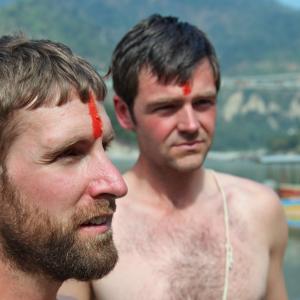 JJ Kelley and Josh Thomas receive a blessing from the gods halfway through their 1557mile source to sea down Indias National River