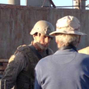 Clint Eastwood directing Tony Nevada in American Sniper
