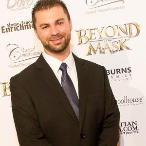 Aaron Burns at the Beyond the Mask Premiere