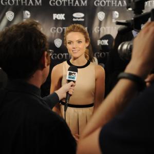 Erin Richards at the premiere event of Gotham