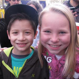 Amber with Davis Cleveland from Shake It Up!