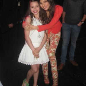 Ftima Ptacek at party with Victoria Justice in Los Angeles  March 30 2012