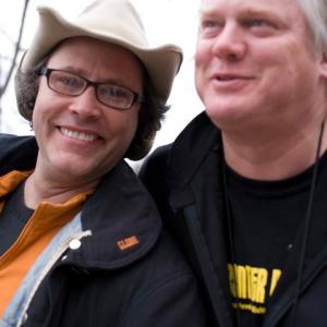 John Grooters with cinematographer Bryan Papierski
