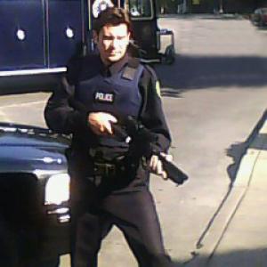 Richard Johanson as police swat team officer in Desperate Housewives. Courtesy to Universal Pictures.