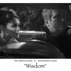 The Wisdom to Know the Difference production still with Elle LaMont and Daniel Baldwin