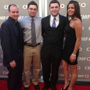 At the Campus Movie Festival in Los Angeles Starred in the short Time Goes By Some of the cast and crew