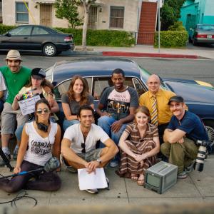 The cast and crew of The Old Car