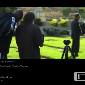 Director George Roberson II and Director of Photography Hashim Thomas