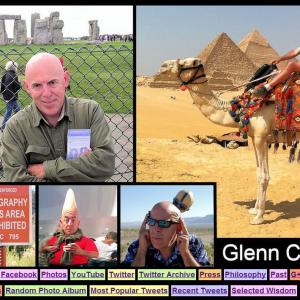 See Glenn's home page for extensive samples of Glenn's creative work, including hundreds of videos, essays and photo albums from around the world. (See Resume for URL.)