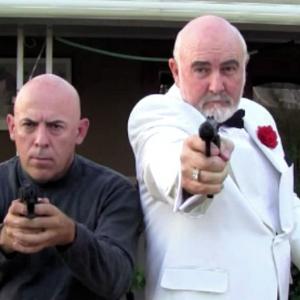 With James Bond, Agent 007, Phoenix, Arizona (Professional Sean Connery impersonator Dennis Keogh)