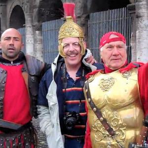 Held captive by Centurians at the Colosseum in Rome May 2010