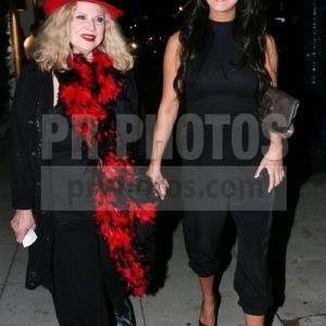 Jade Moser and Suze LanierBramlett leaving Gee Kazz event at Philippe Chow